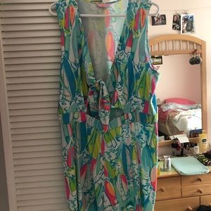 Lilly Pulitzer Romper - You Gotta Regatta - SZ XL
